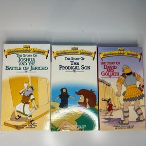 The Beginners Bible VHS Tapes